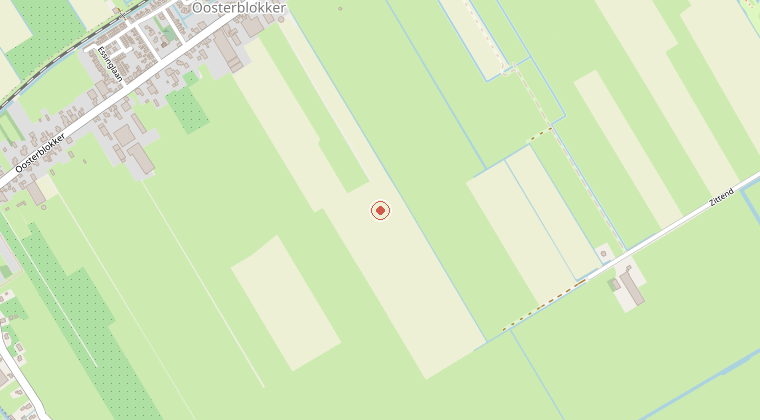 Kaart van de omgeving van de melding