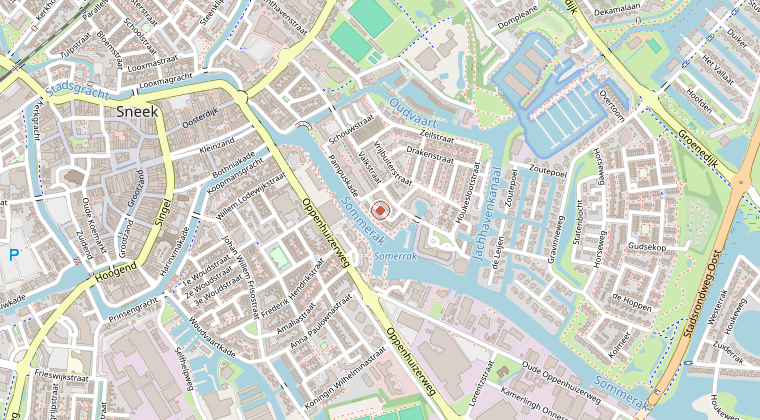 Kaart van de omgeving van de melding