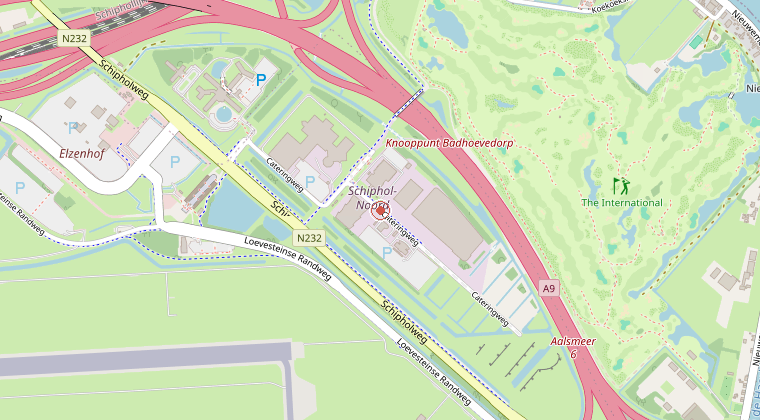 Kaart van de omgeving van de melding