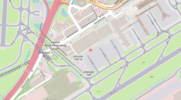 Kaart van de omgeving van de melding