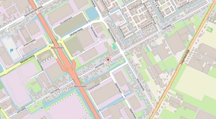 Kaart van de omgeving van de melding