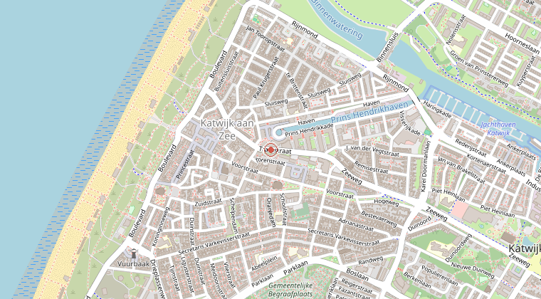 Kaart van de omgeving van de melding