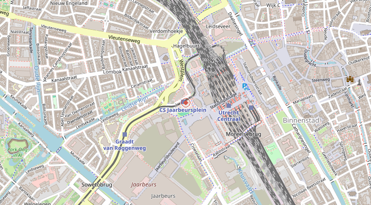 Kaart van de omgeving van de melding