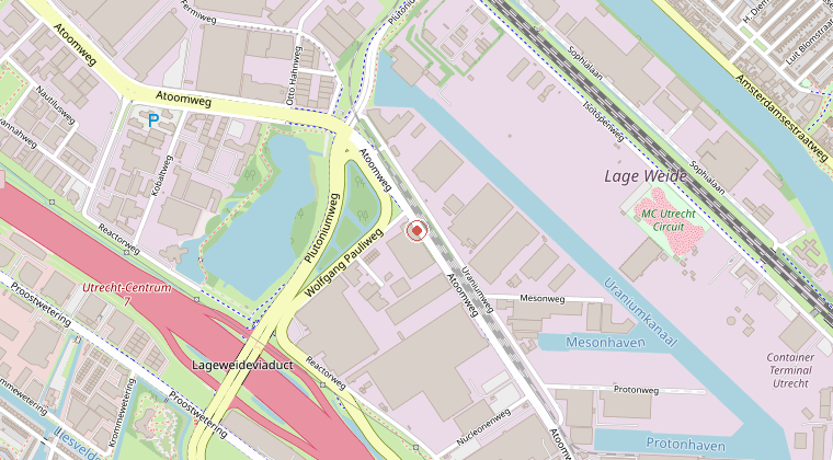 Kaart van de omgeving van de melding