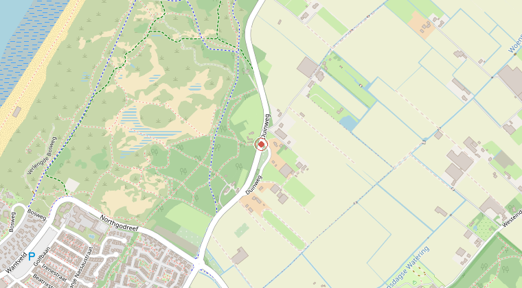 Kaart van de omgeving van de melding