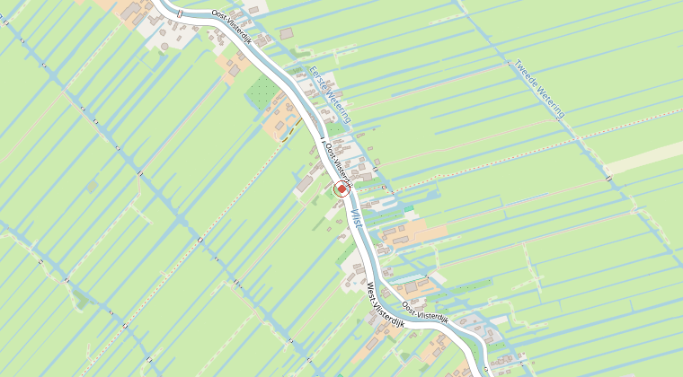 Kaart van de omgeving van de melding